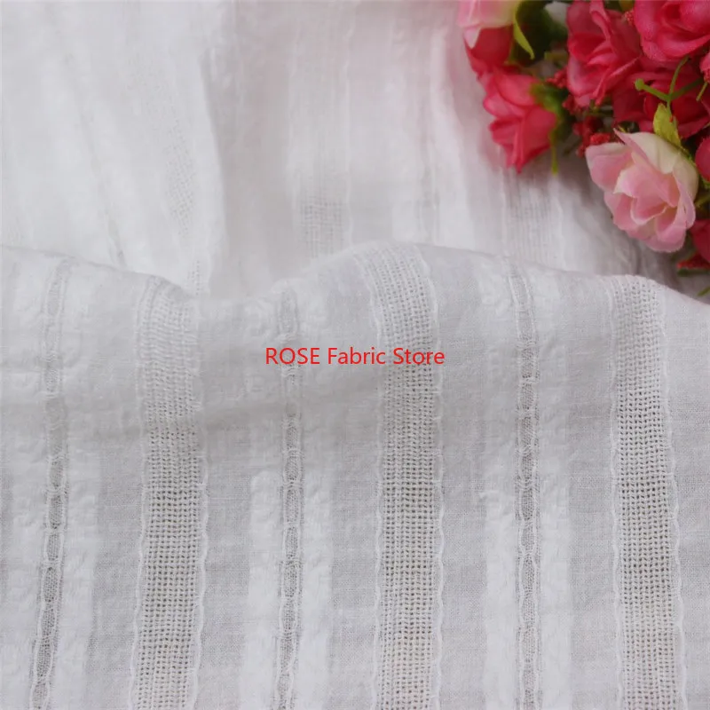 Sewing Eyelet Fabric - Kain Katun Bordir Bunga, Kain Katun