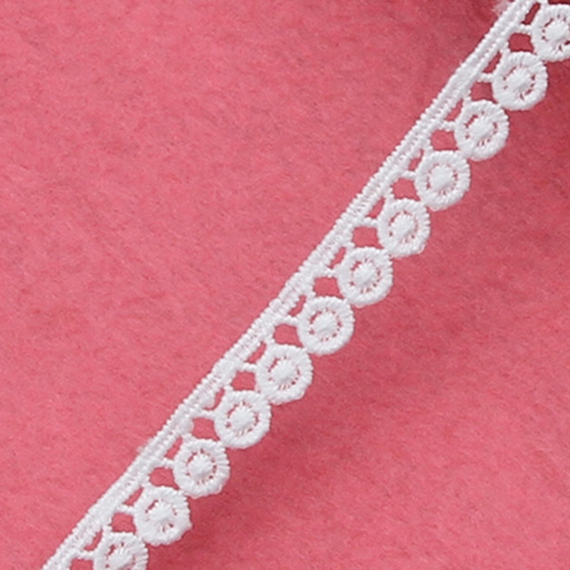 Sewing Eyelet Fabric - 50Yds Pita Renda Putih untuk Pakaian,