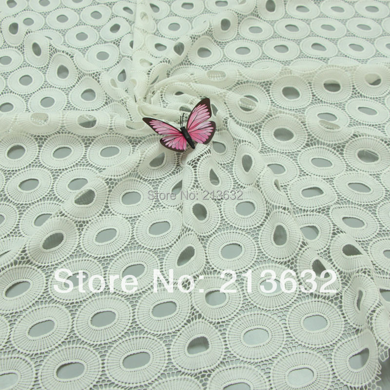 Sewing Eyelet Fabric - Kain Bordir Putih Berkualitas Tinggi, Bordir