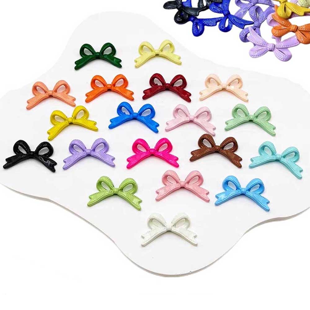 Sewing Art - 10 Buah Manik-manik Pita Liontin Busur