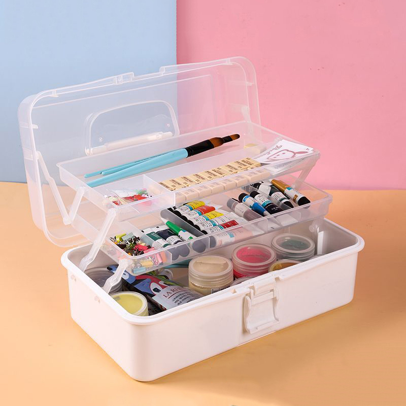 Bobbin Organizer Box - Kotak penyimpanan jepit rambut 3 tingkat,