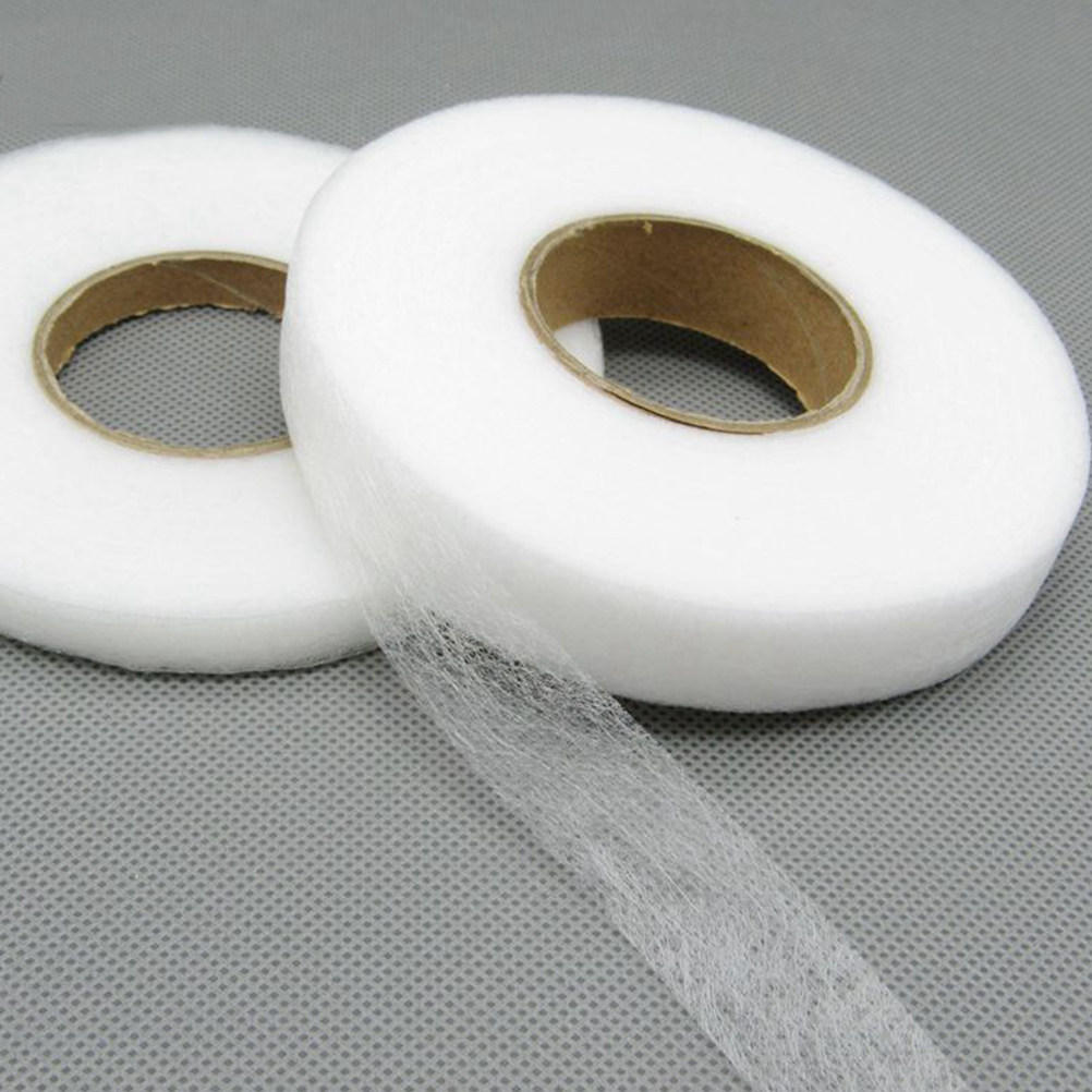 Hem Tape Fusible - 4 Gulungan Pita Perekat Dua Sisi