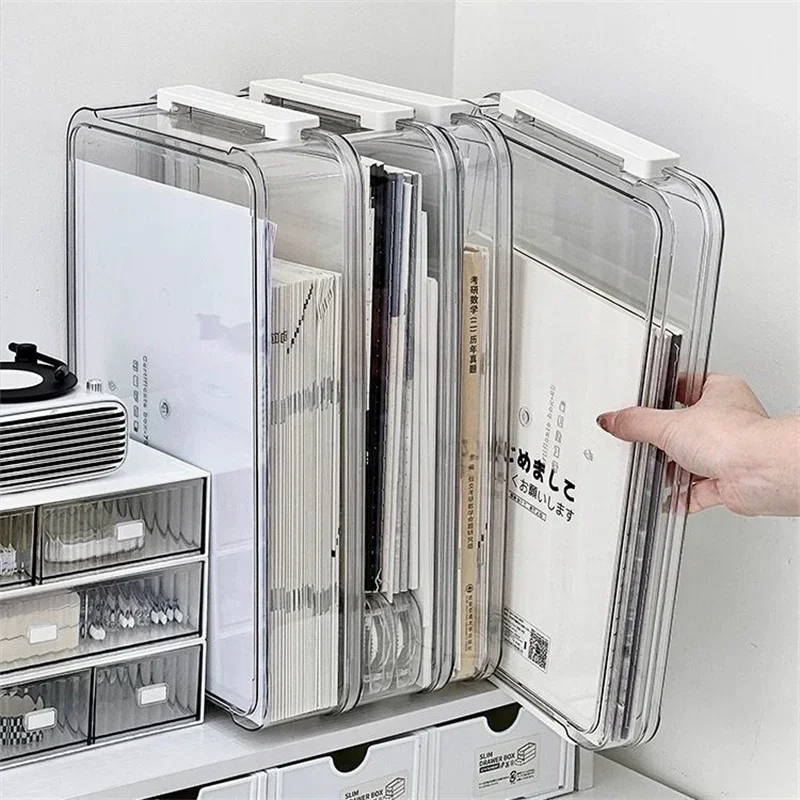 Bobbin Organizer Box - Kotak Penyimpanan Kertas Desktop Transparan Akrilik