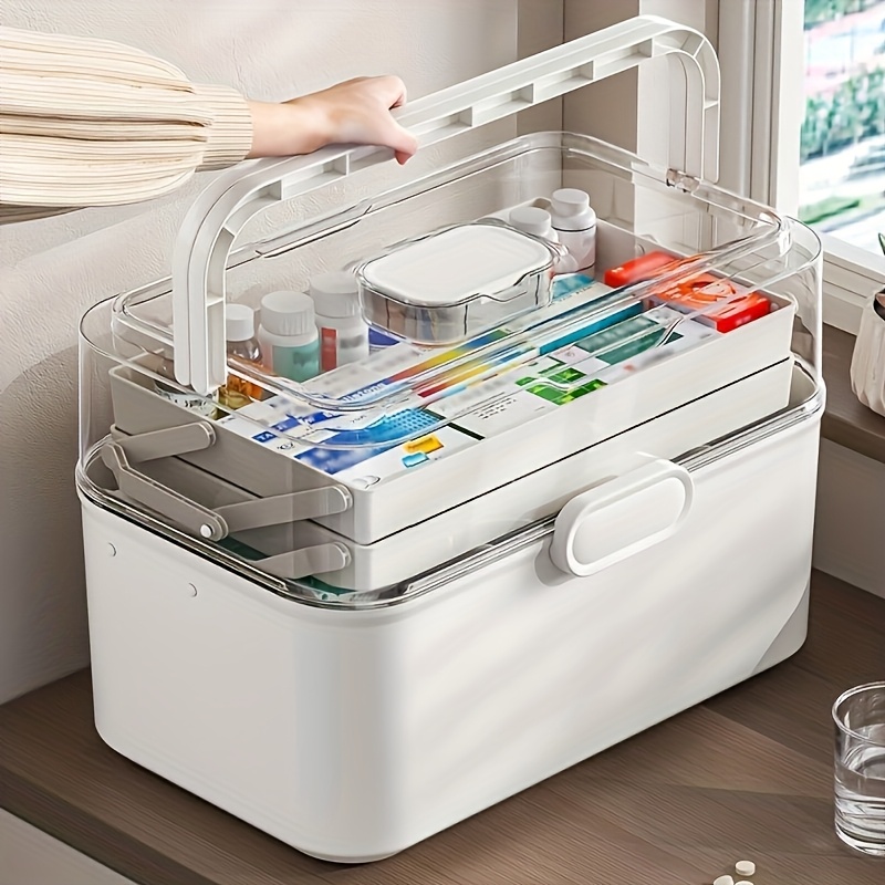 Bobbin Organizer Box - Kotak Penyimpanan Obat/Kotak Distribusi Berkapasitas Besar