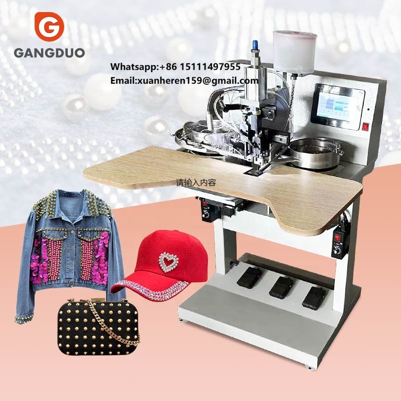 Sewing Machine Fabric - Mesin Pemasang Mutiara Otomatis untuk Kain,
