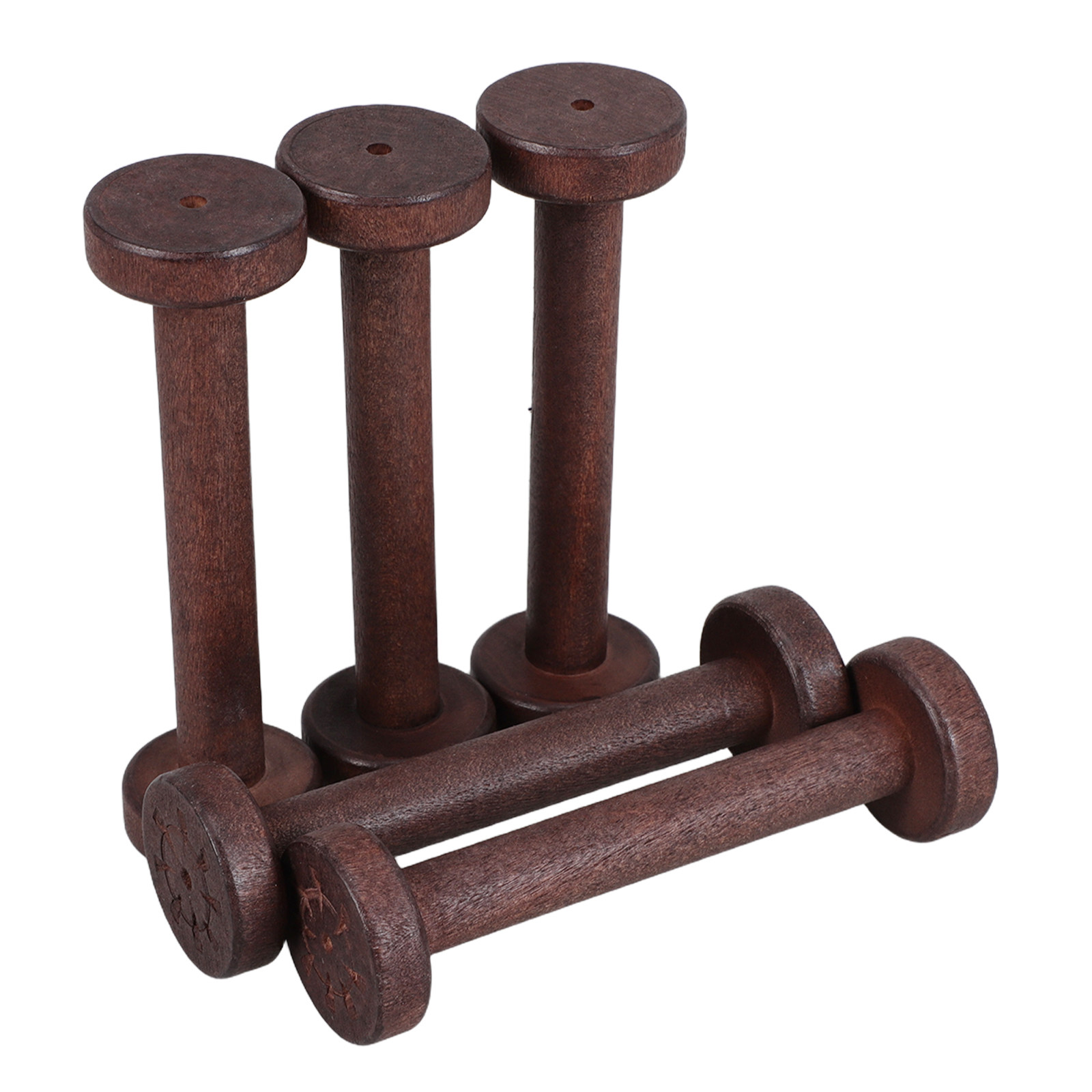 5 Buah Gulungan Kayu untuk Ker - Bobbin Organizer Box ulasan dan harga