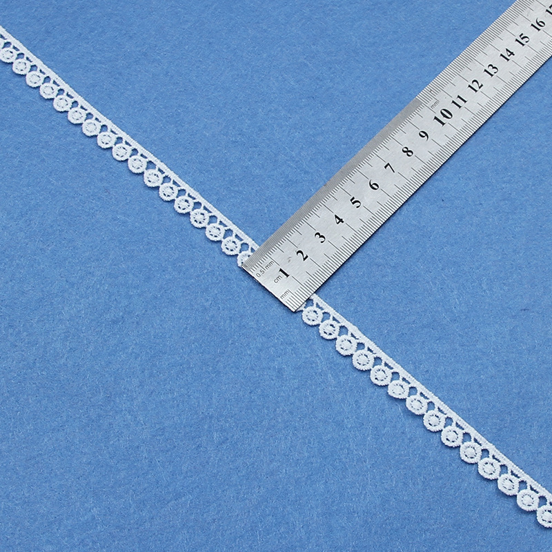 50Yds Pita Renda Putih untuk P - Sewing Eyelet Fabric ulasan dan harga