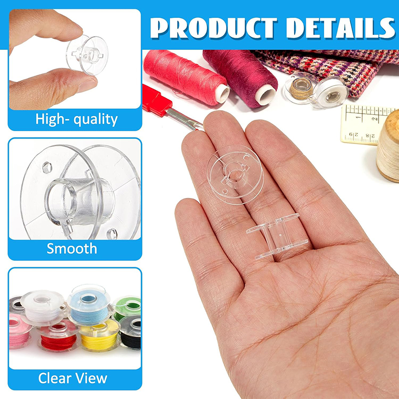 25 Buah Set Gelendong Benang B - Bobbin Organizer Box ulasan dan harga