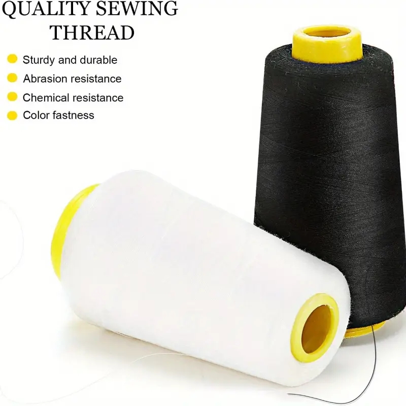 3 Kerucut Benang Obras Hitam + - Serger Thread Cone ulasan dan harga
