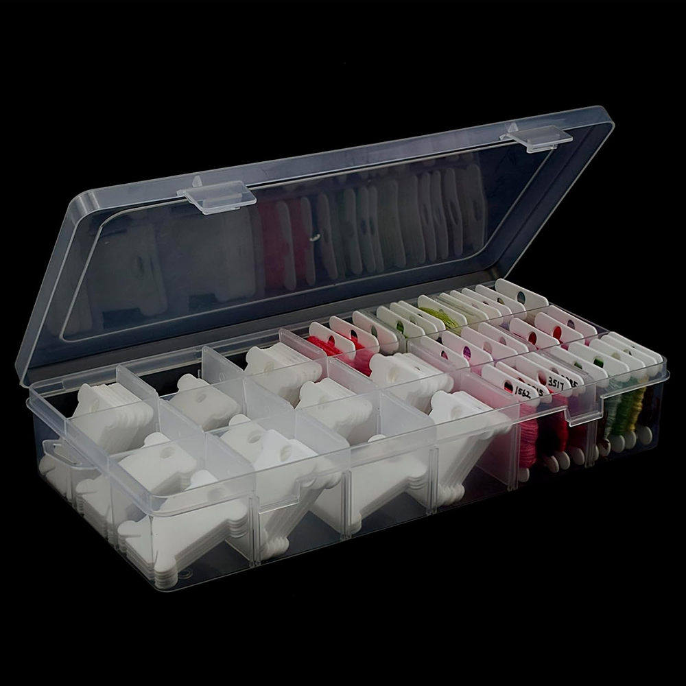 Kotak Penyimpanan Benang Sulam - Bobbin Organizer Box ulasan dan harga