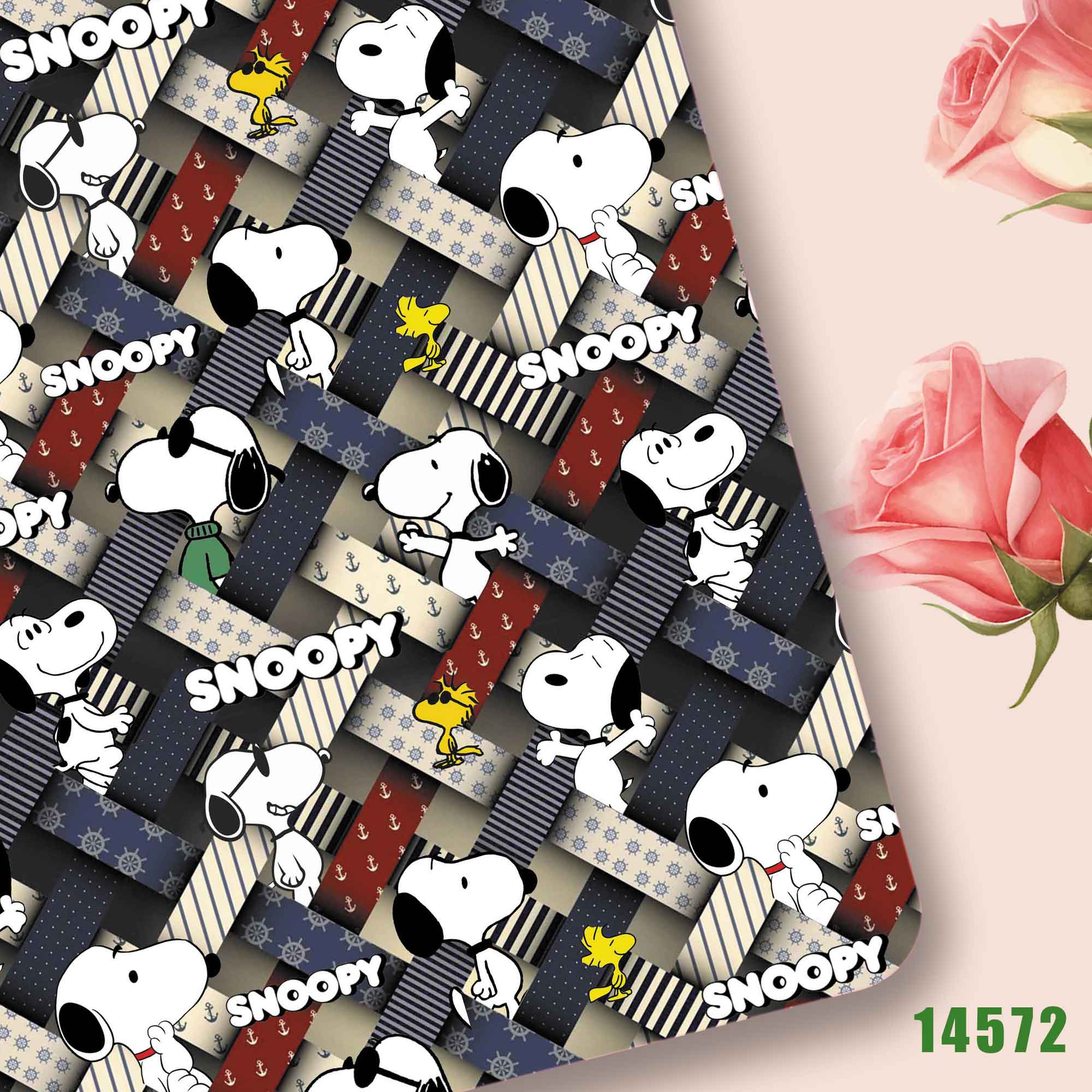 TAKARA TOMY Snoopy Fabric140CM - Sewing In Textile ulasan dan harga