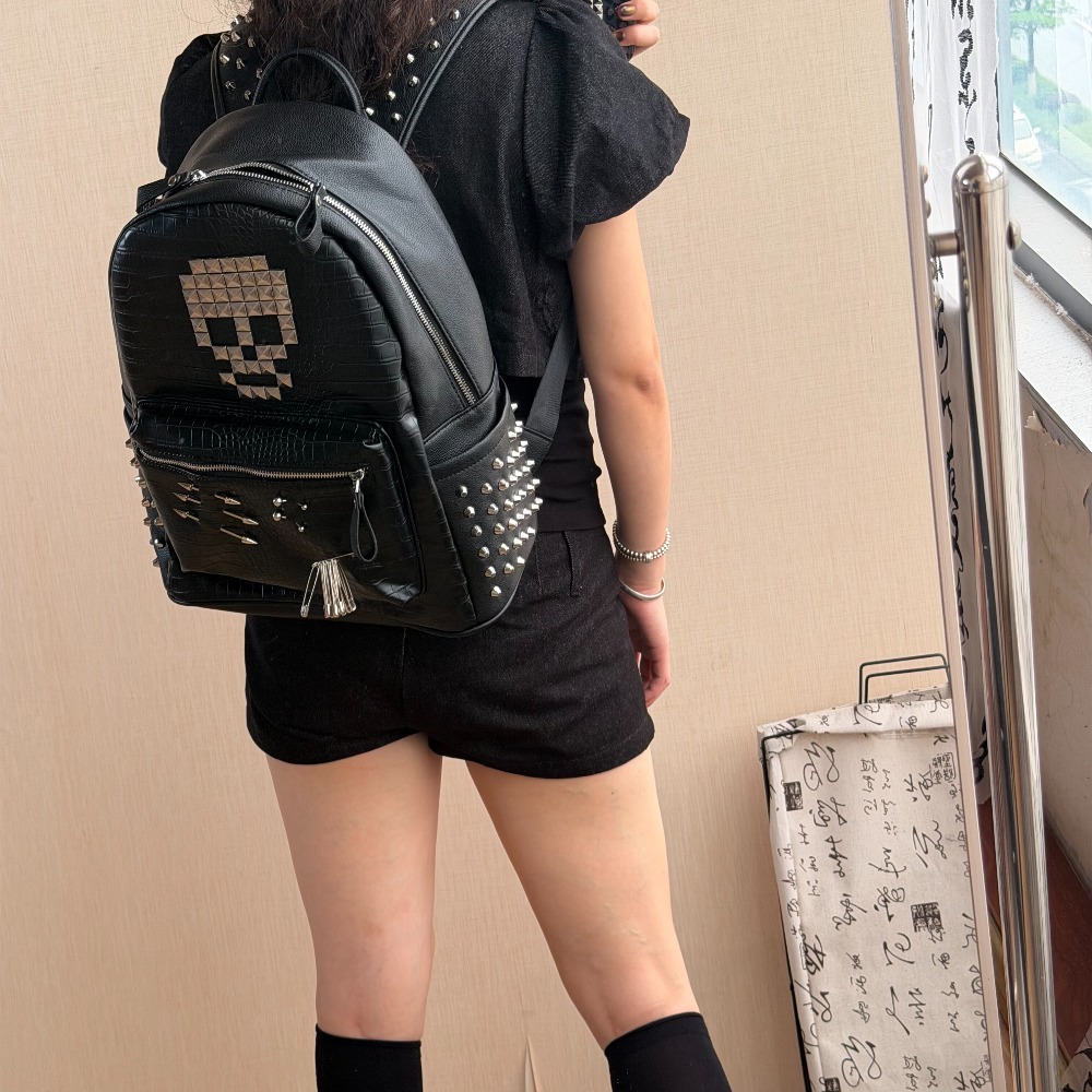 Tas Ransel Motif Kulit Buaya H - Sewing Zipper ulasan dan harga