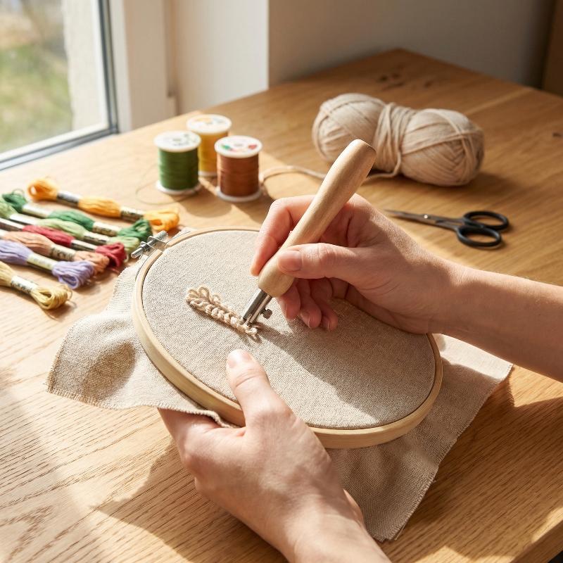Set Alat Sulam DIY Sederhana y - Is Sewing Textile Art ulasan dan harga