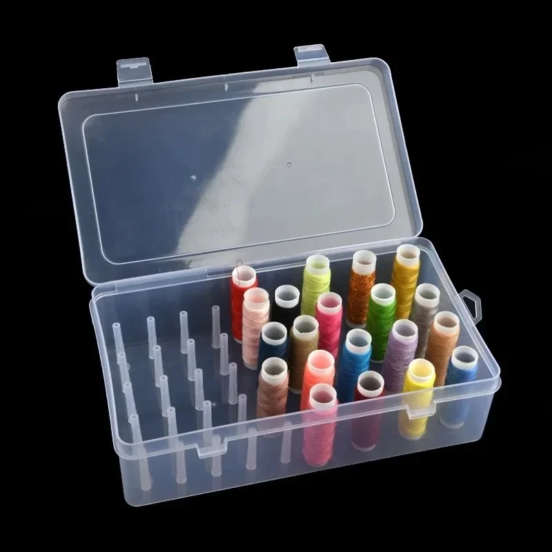 Kotak benang jahit baru 42 bua - Bobbin Organizer Box ulasan dan harga
