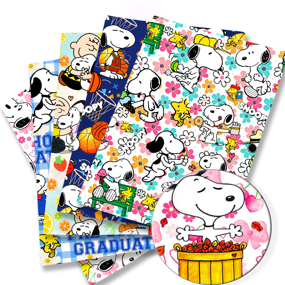 TAKARA TOMY Snoopy Kain 140x50 - Sewing In Textile ulasan dan harga