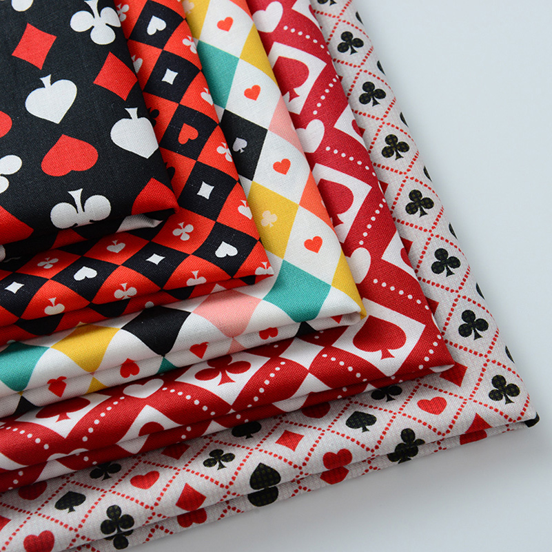 Ins Poker Elemen Katun Kain Ce - Sewing In Textile ulasan dan harga