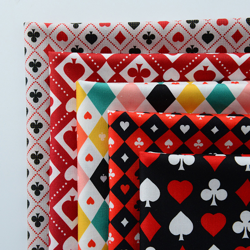 Ins Poker Elemen Katun Kain Ce - Sewing In Textile ulasan dan harga