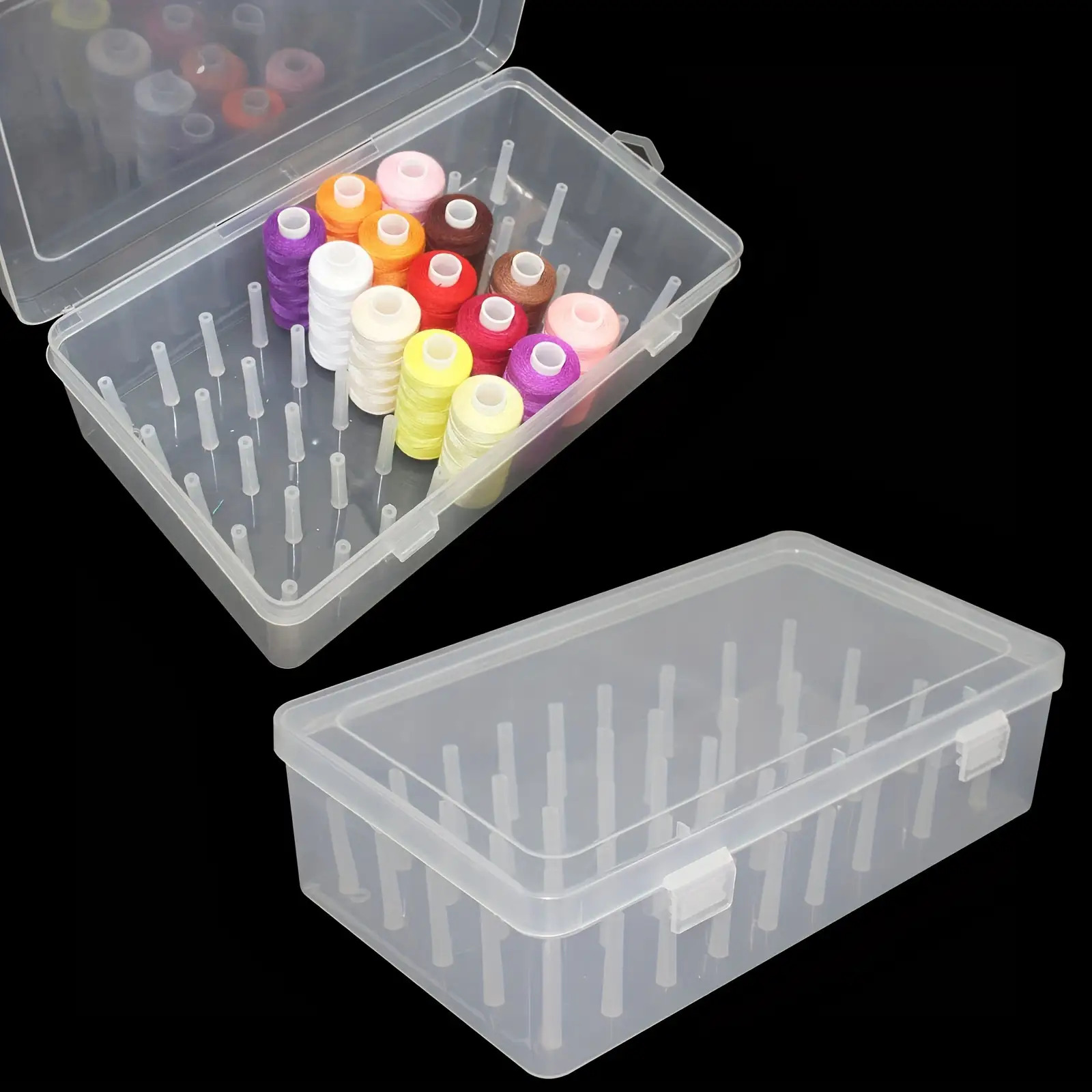 Kotak Penyimpanan Benang Jahit - Bobbin Organizer Box ulasan dan harga