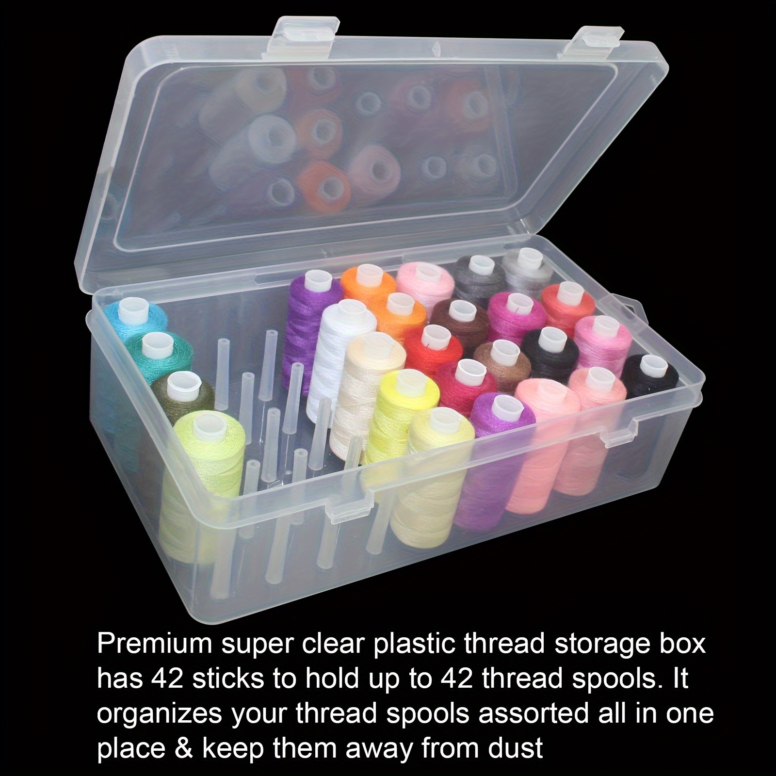 Kotak Penyimpanan Benang Jahit - Bobbin Organizer Box ulasan dan harga
