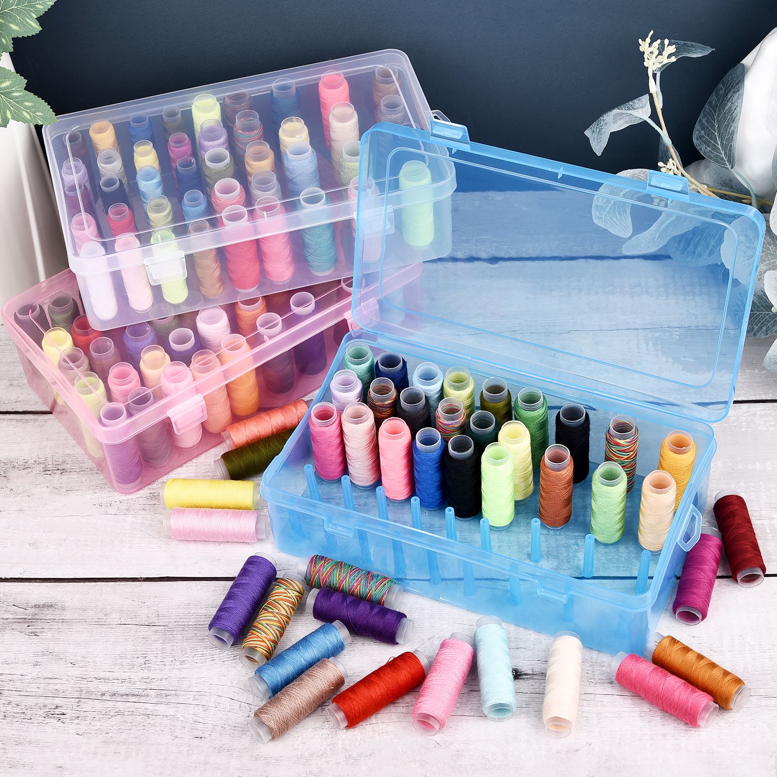 Kotak penyimpanan kumparan ben - Bobbin Organizer Box ulasan dan harga