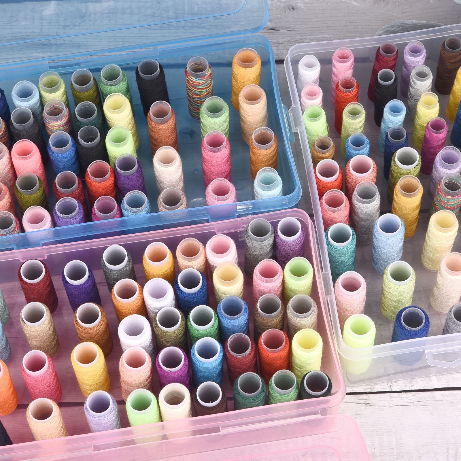 Kotak penyimpanan kumparan ben - Bobbin Organizer Box ulasan dan harga