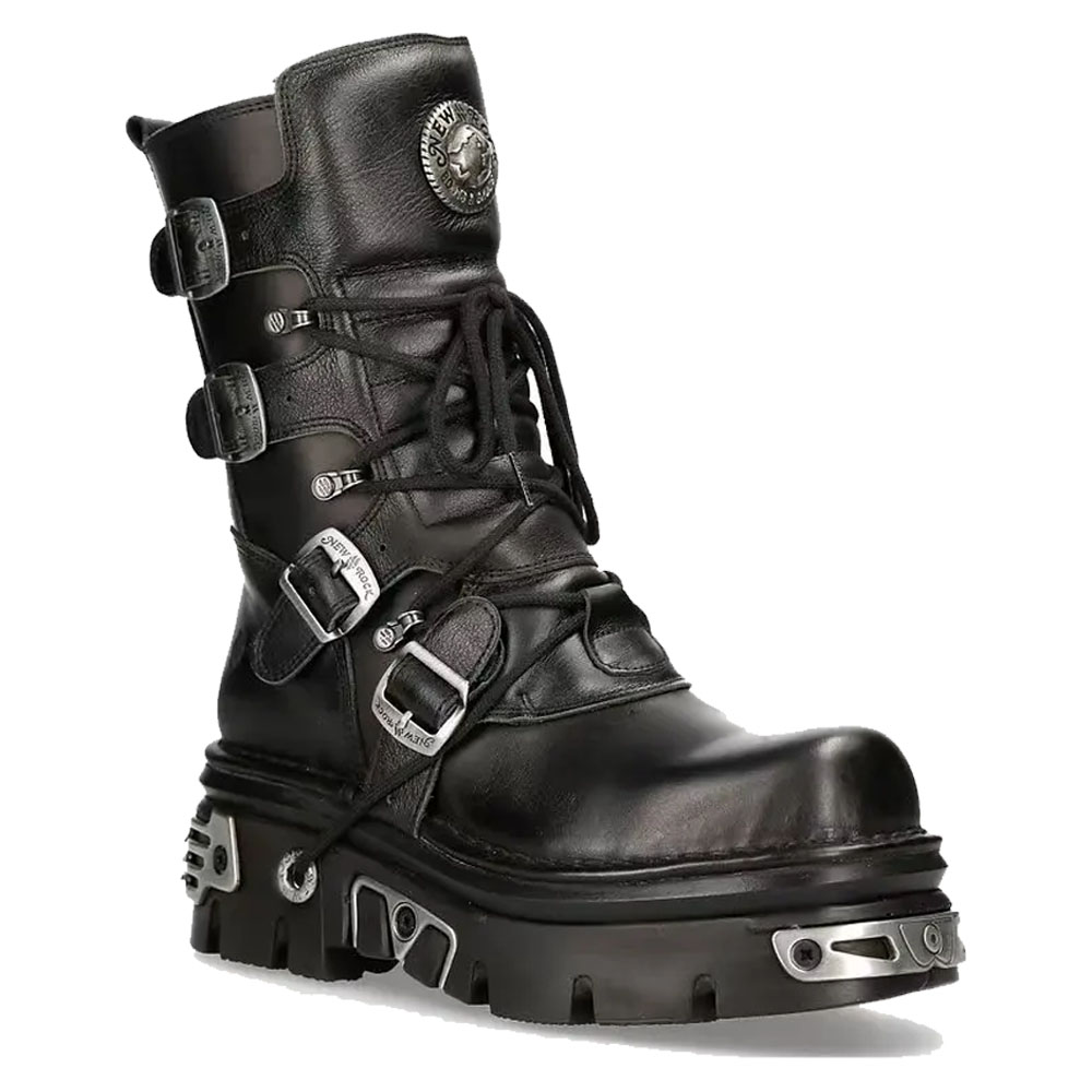 Sepatu Bot Motor Punk Pria Ter - Sewing Zipper ulasan dan harga