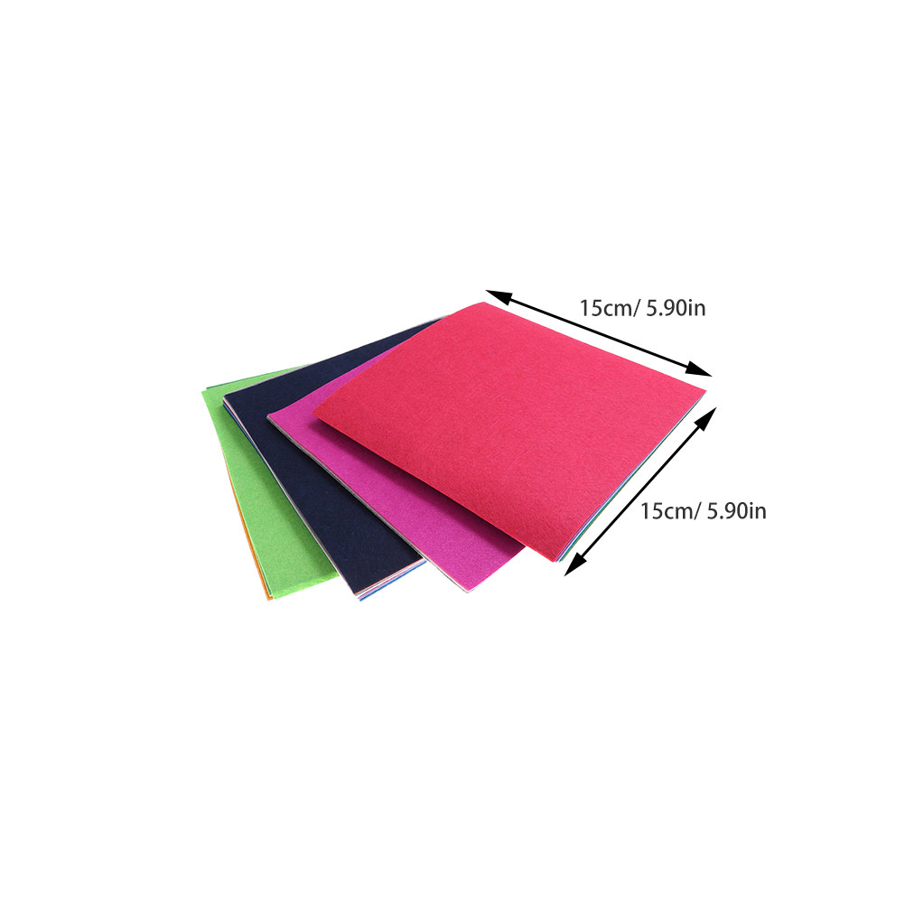 40 Lembar Kain Nonwoven Berwar - Is Sewing Textile Art ulasan dan harga