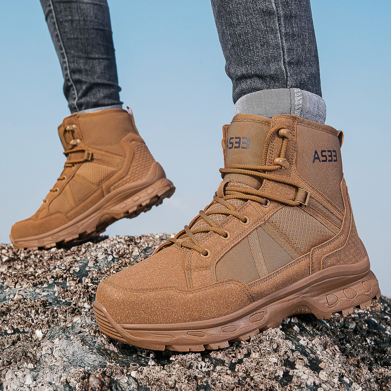 Sepatu Bot Taktis Militer Pria - Sewing Zipper ulasan dan harga
