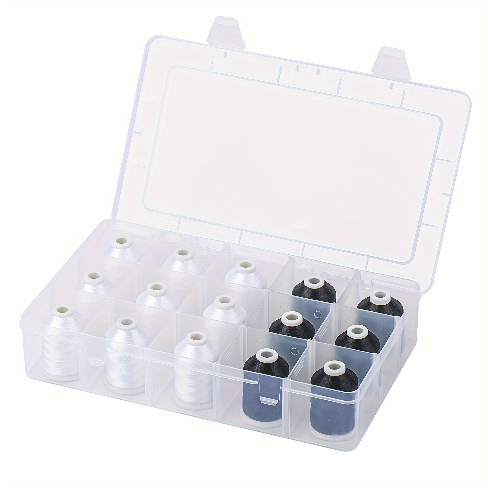 Organizer Gulungan Benang Jahi - Bobbin Organizer Box ulasan dan harga