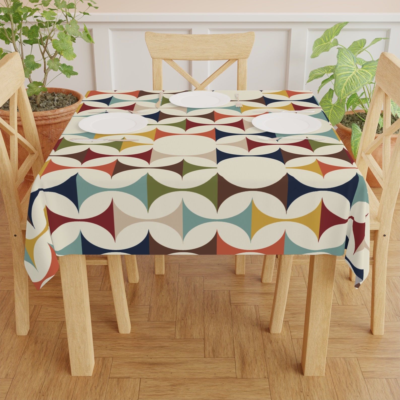 Taplak Meja Geometris Retro Mo - Century Textile & Sewing Supply Photos ulasan dan harga