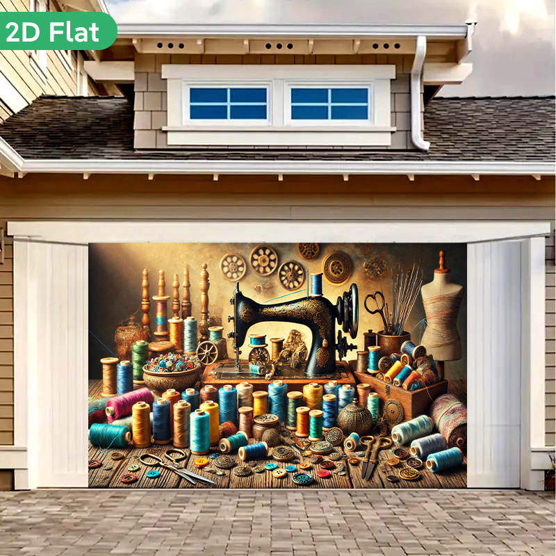 Tapestry Dinding Atelier Jahit - Is Sewing Textile Art ulasan dan harga