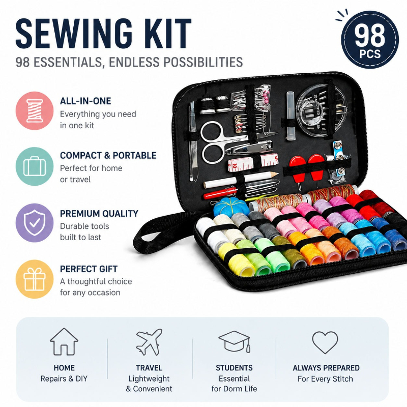 Set Alat Aksesori Jahit 68/98  - Sewing Art ulasan dan harga