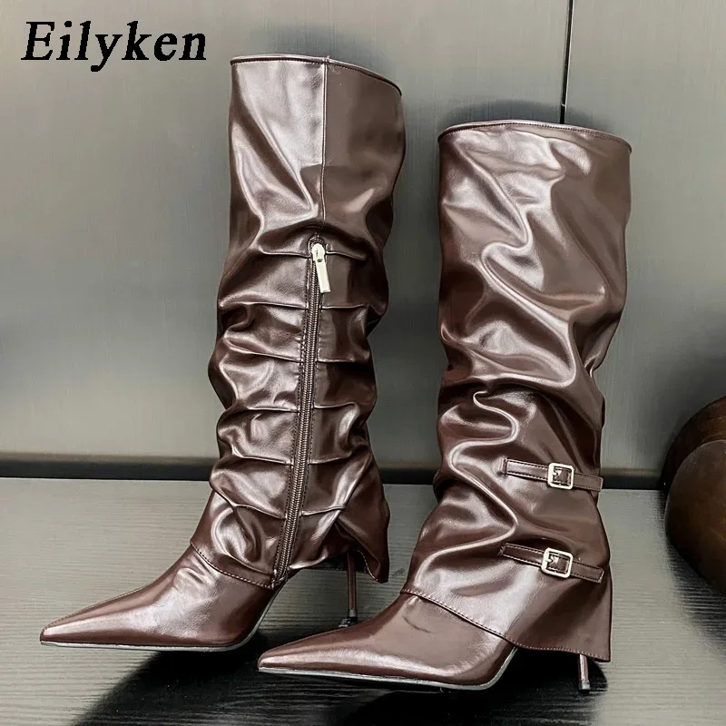 Eilyken Sepatu Bot Setinggi Lu - Sewing Zipper ulasan dan harga