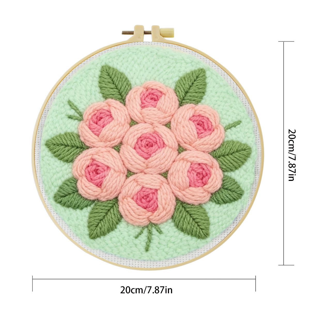 Set Kit Sulaman Jarum Punch Bu - Is Sewing Textile Art ulasan dan harga