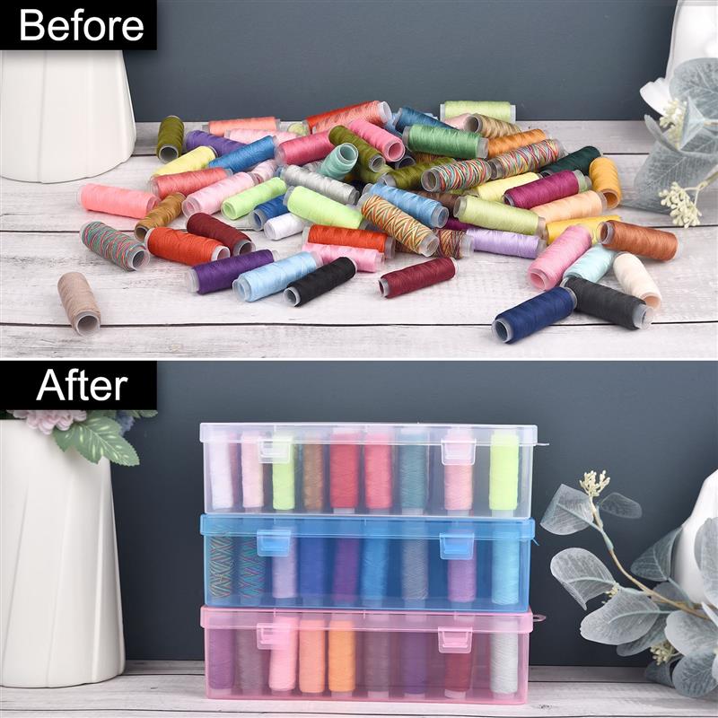 Kotak penyimpanan benang jahit - Bobbin Organizer Box ulasan dan harga