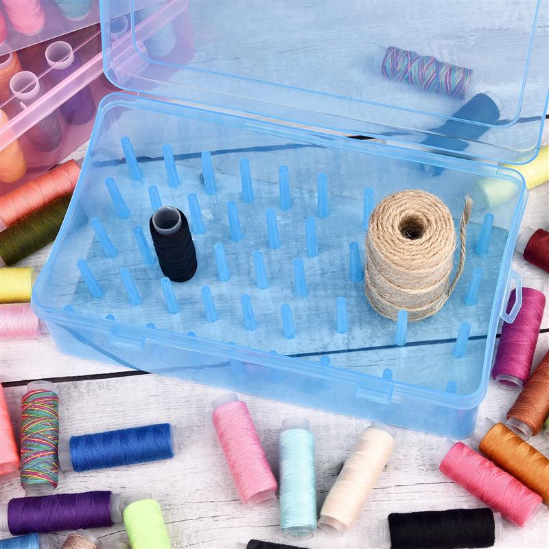 Kotak penyimpanan benang jahit - Bobbin Organizer Box ulasan dan harga